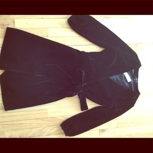 NWT J.Crew velvet wrap dress